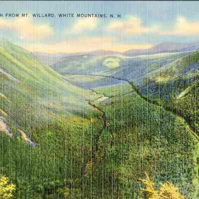 Crawford Notch from Mt. Willard, White Mountains, N.H.