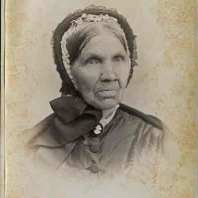 Elderly Woman Posed in Studio