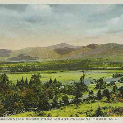 Presidential Range from Mount Pleasant House, N.H.