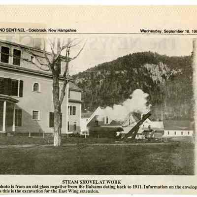 Steam Shovel at Work