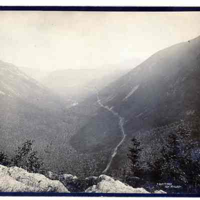 White Mt Notch from Mt Willard