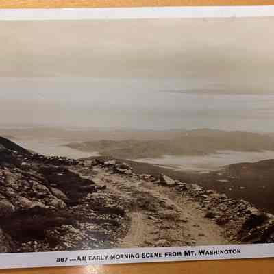 367-An Early Morning Scene from Mt. Washington