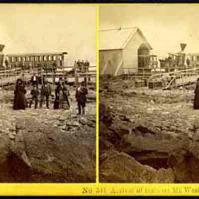Arrival of Train on Mount Washington