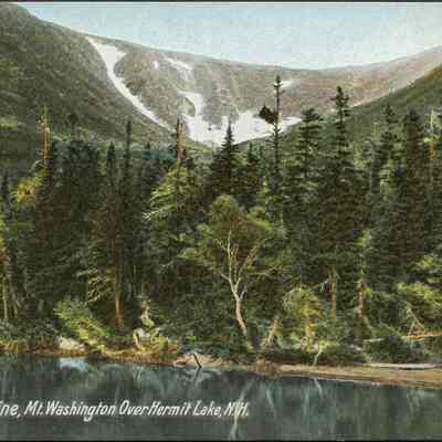 Tuckermans Ravine, Mt. Washington Over Hermit Lake, N.H.