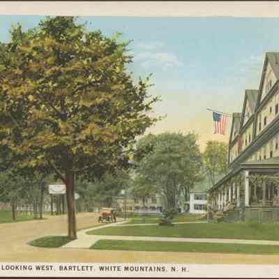 Main Street, looking west, Bartlett, White Mountains NH