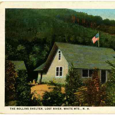 THE ROLLINS SHELTER, LOST RIVER, WHITE MTS., N. H.