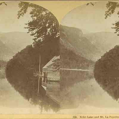 Echo Lake and Mt. La Fayette, Franconia Notch NH.