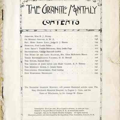 The Granite Monthly