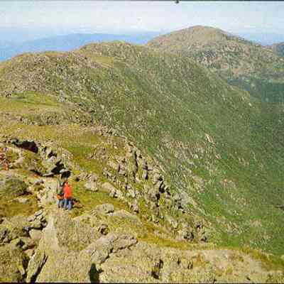 Gulf Side Trail Looking North From Mt. Washington With Views of Mt. Clay and Jefferson and Spalding Pond. Part of the Presidential Range, White Mountain National Forest, New Hampshire.