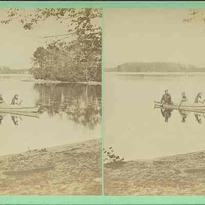 Canoeing on a Lake