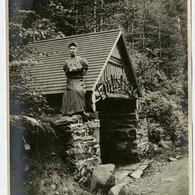 Woman at Balsams Spring House