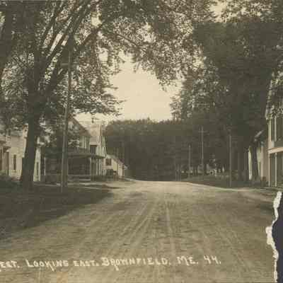 Main Street, Looking East, Brownfield ME