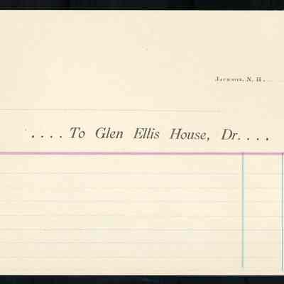To Glen Ellis House, Dr.