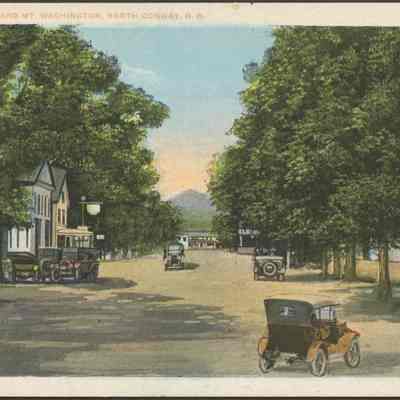 Main Street and Mt. Washington, North Conway, N.H.