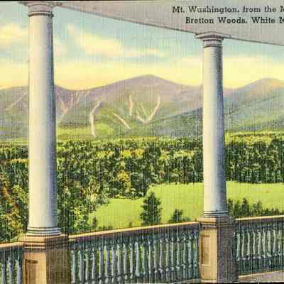 Mt. Washington from the Mount Washington, Bretton Woods, White Mountains, N.H.