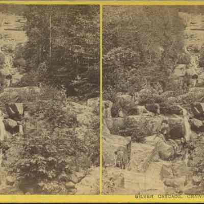 Silver Cascade, Crawford Notch, White Mts.