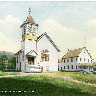 Church and School, Woodstock, N.H.
