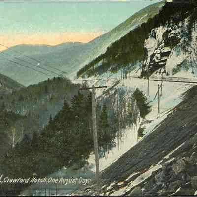 White Mts., N.H. Crawford Notch One August Day.