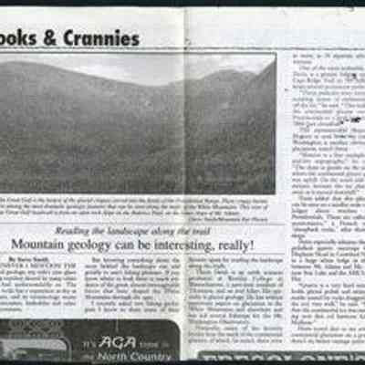 Reading the Landscape Along the Trail: Mountain Geology Can Be Interesting, Really!