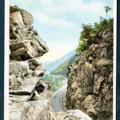 The Great Cut, Crawford Notch, White Mountains, N.H.
