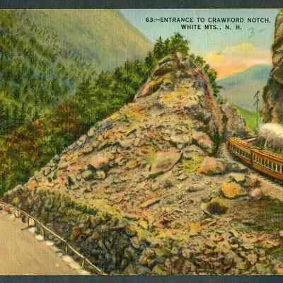 Entrance to Crawford Notch, White Mts., N.H.