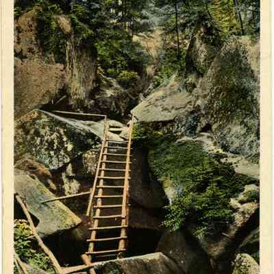 Entrance to Judgement Hall of Pluto, Lost River, White Mts., N.H.
