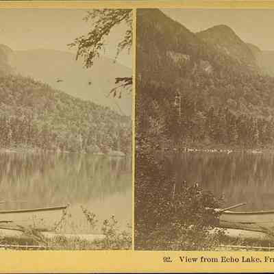 View from Echo Lake, Franconia Notch NH.