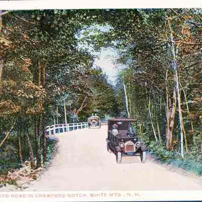 Scenic Auto Road in Crawford Notch. White Mts., N.H.