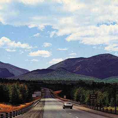 Interstate View of Franconia Notch