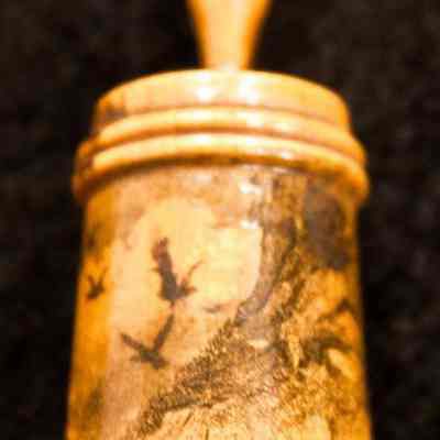 Mauchline Ware Tape Holder- Old Man of the Mountain