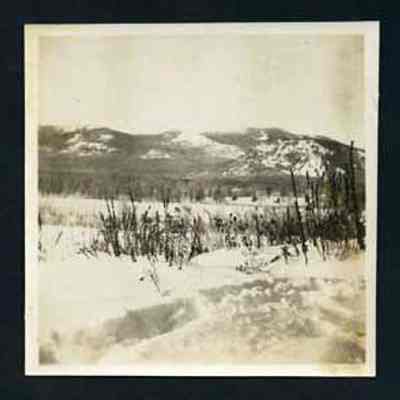 Snowy Mountain Range