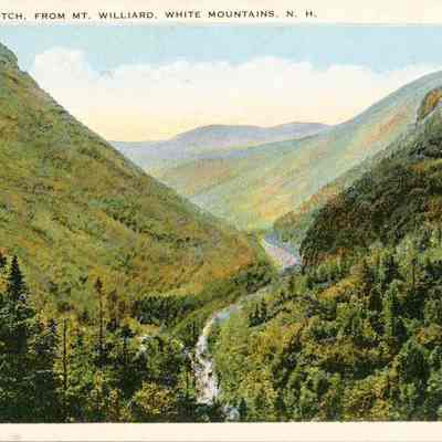 Crawford Notch, from Mt. Williard, White Mountains, N.H.