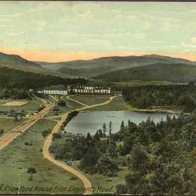 White Mts., Crawford House from Elephants Head