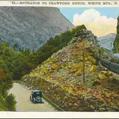 Entrance to Crawford Notch, White Mts., N.H.