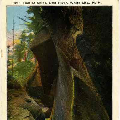 124 - Hall of Ships, Lost River, White Mts., N. H.