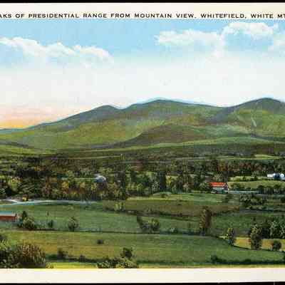 Northern Peaks of Presidential Range from Mountain View