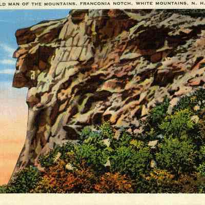 The Profile, Old Man of the Mountains, Franconia Notch, White Mountains, N. H.