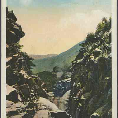 The Great Rock Cut, Crawford Notch Wht. Mts. N.H.