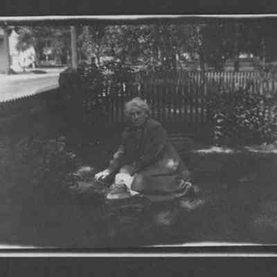 Elderly Woman Gardening