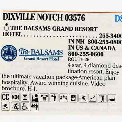 The BALSAMS Grand Resort Hotel
