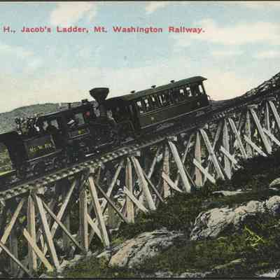 White Mts., N.H. Jacob's Ladder Mt. Washington Railway.