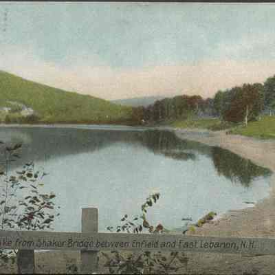 Mascoma Lake from Shaker Bridge between Enfield and East Lebanon NH