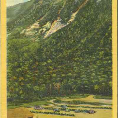 Mt. Webster from Willey House Cabins,Crawford Notch, N.H.