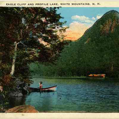 EAGLE CLIFF AND PROFILE LAKE, WHITE MOUNTAINS, N. H.