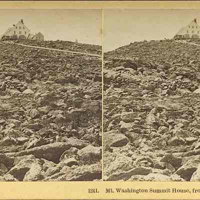 Mt Washington Summit House from the Carriage Road