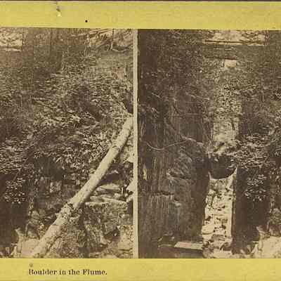 Boulder in the Flume