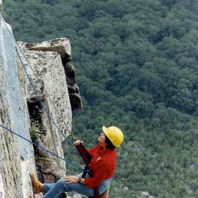 Deb Nielsen Repairs The Old Man of the Mountain