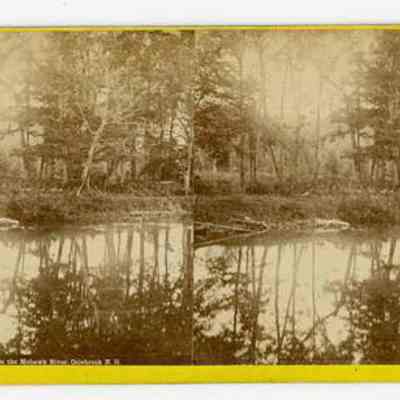 394 View on the Mohawk River, Colebrook, N.H.