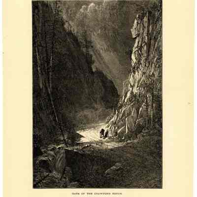 GATE OF THE CRAWFORD NOTCH and The Willey Slide