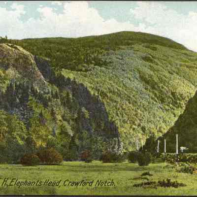 White Mts, .N.H. Elephants Head, Crawford Notch